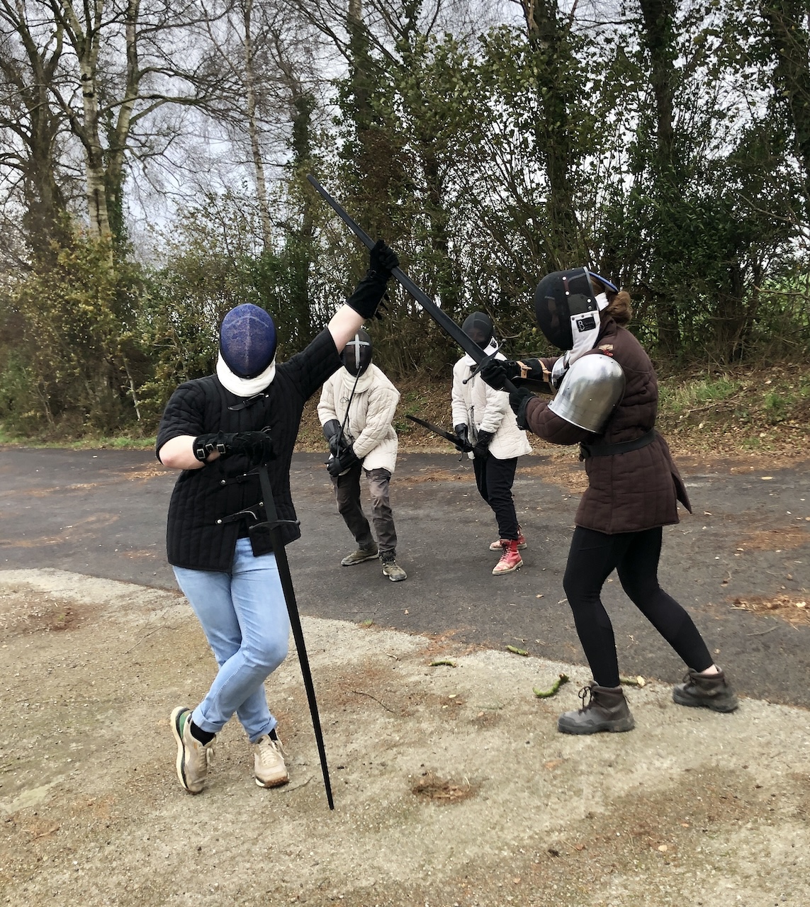 Entrainement à l'épée